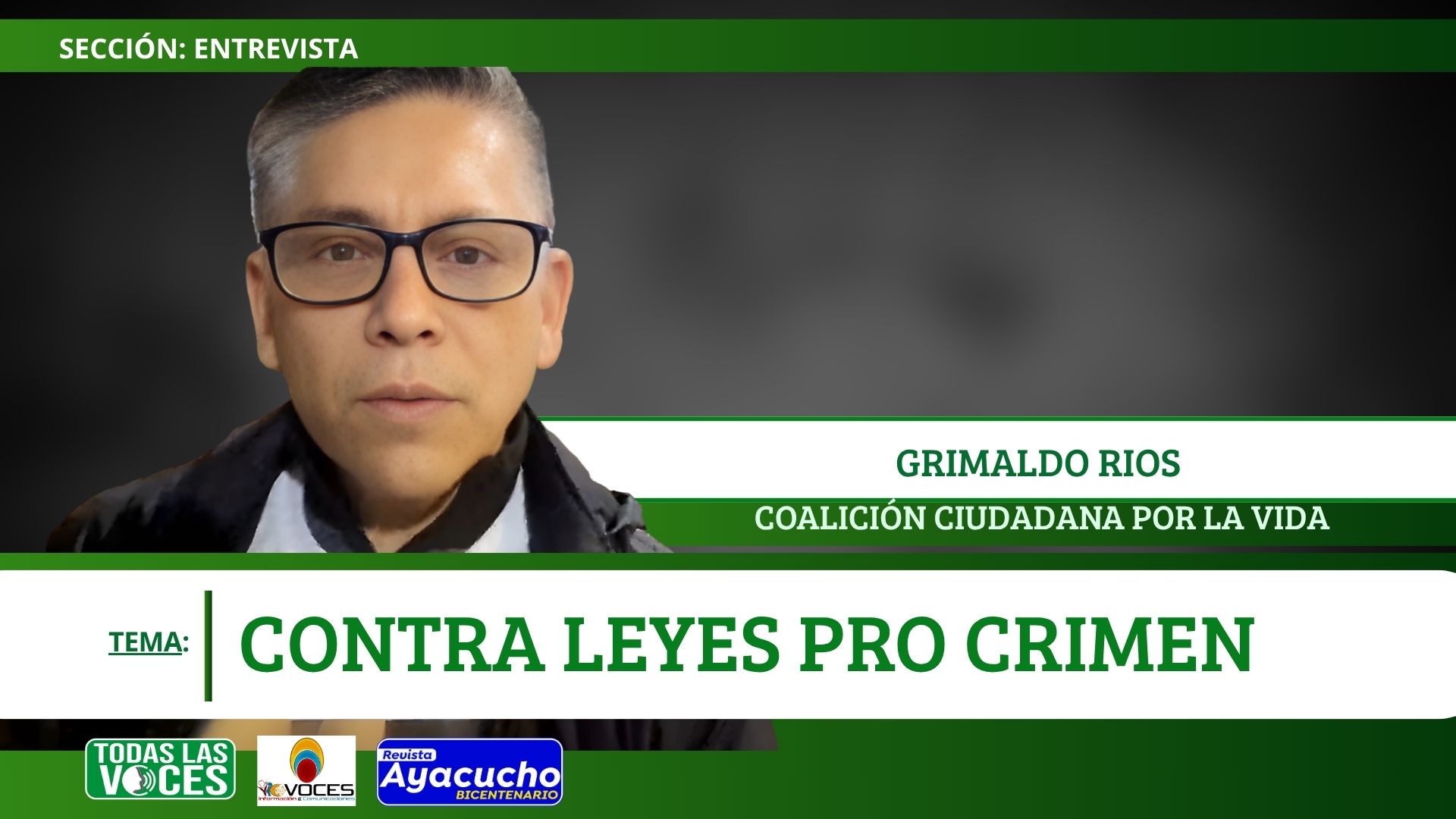 En contra de las leyes pro crimen