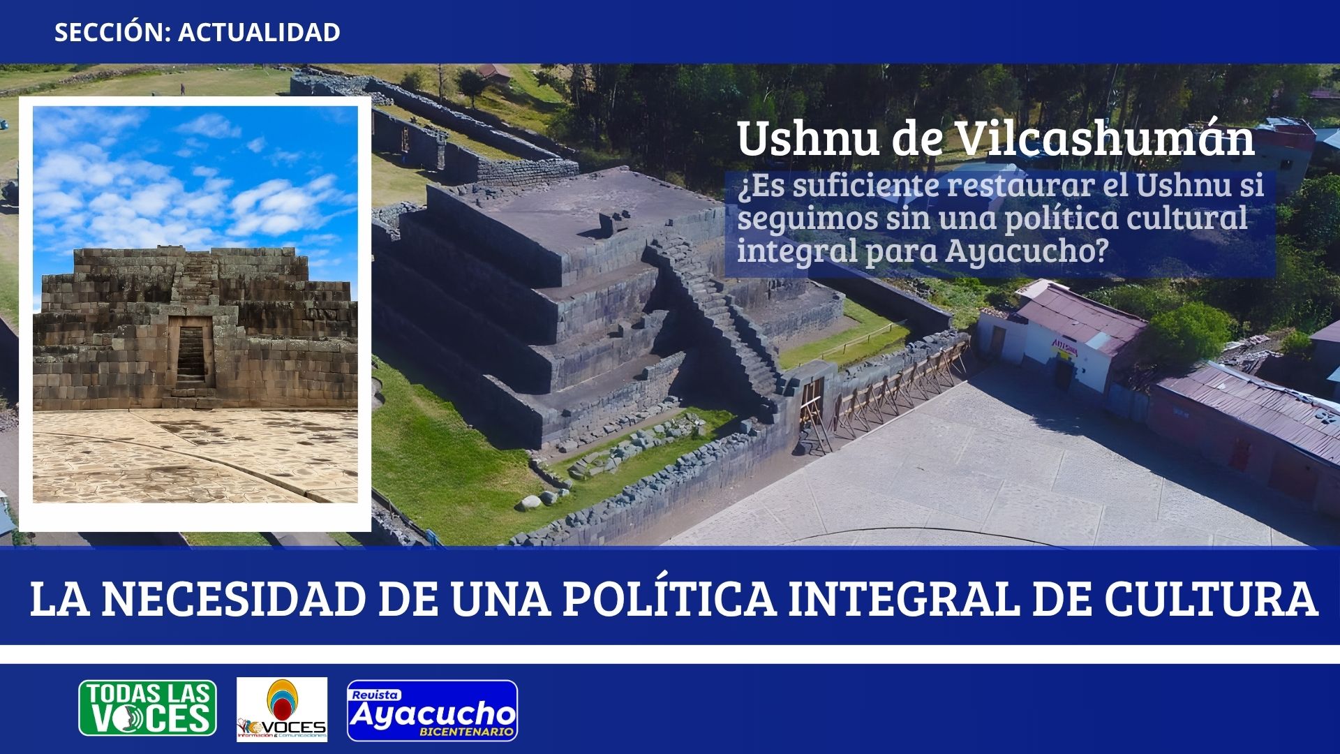 La necesidad de una política integral de cultura