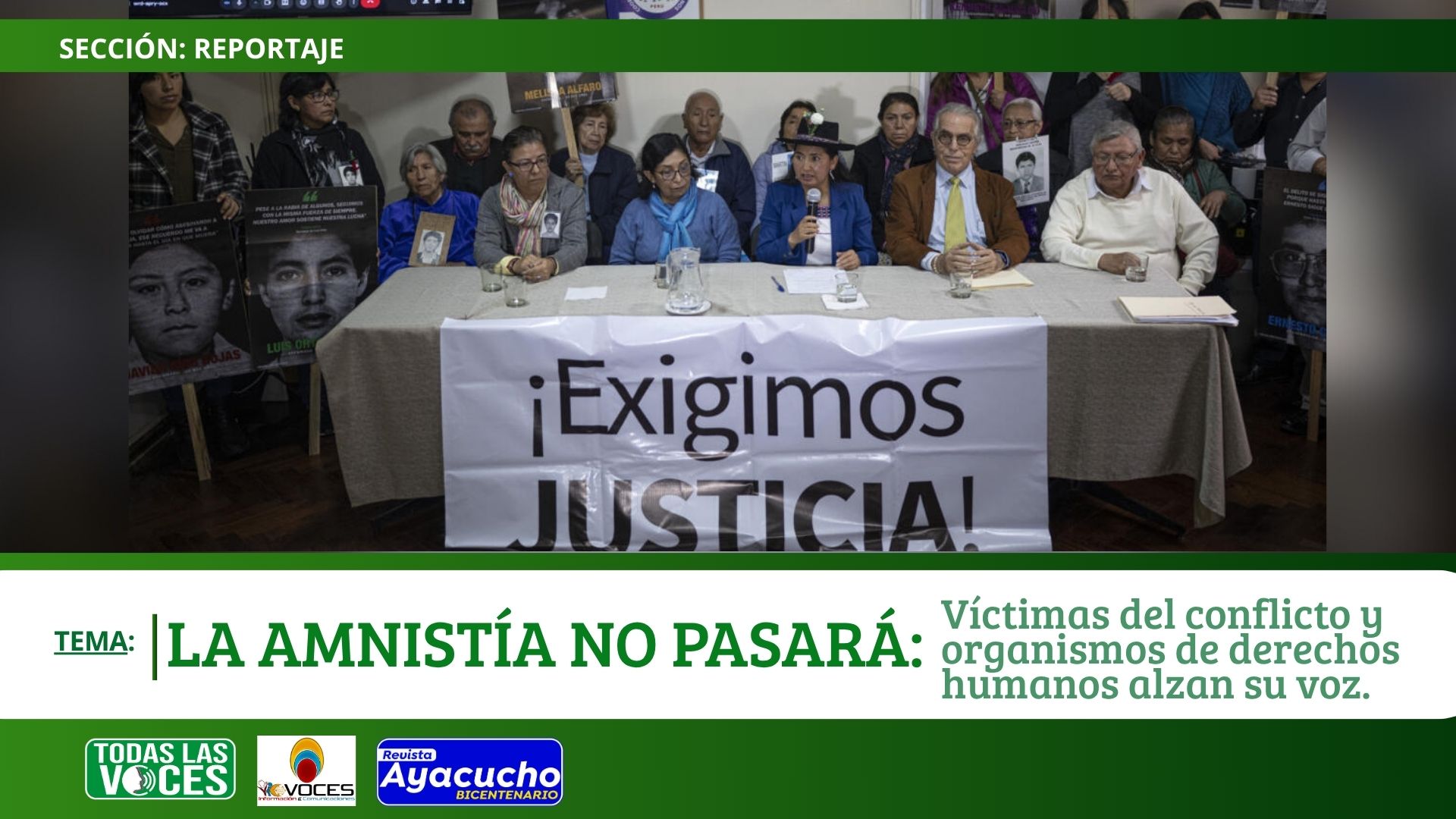 La amnistía no pasará: Víctimas del conflicto y organismos de derechos humanos alzan su voz