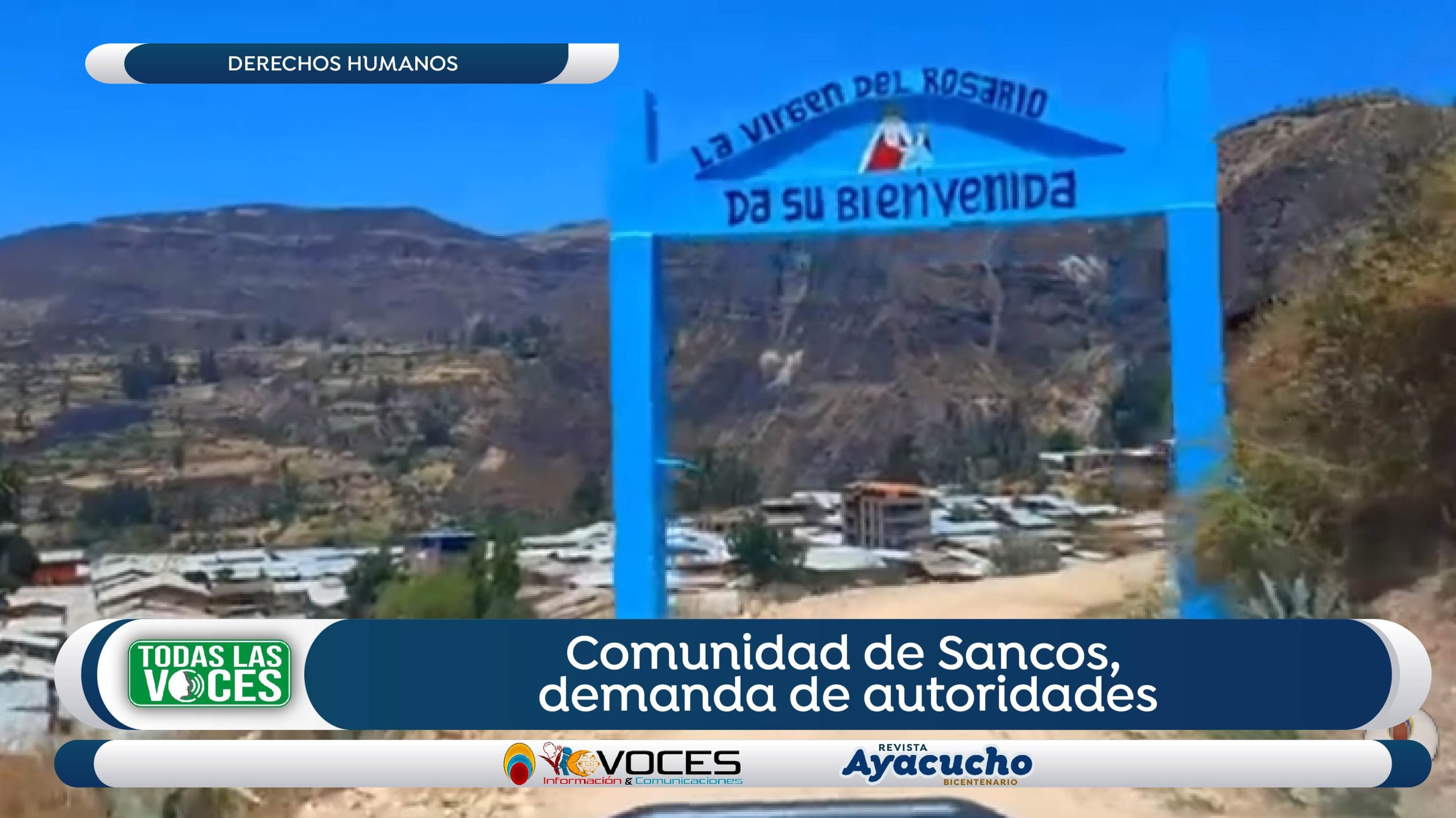 Comunidad de Sancos, demanda de autoridades