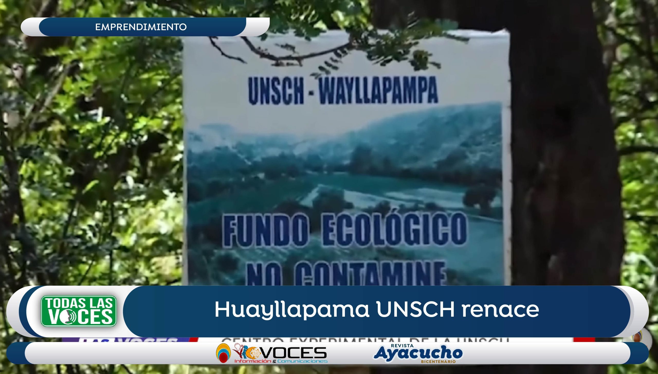 Huayllapampa UNSCH renace
