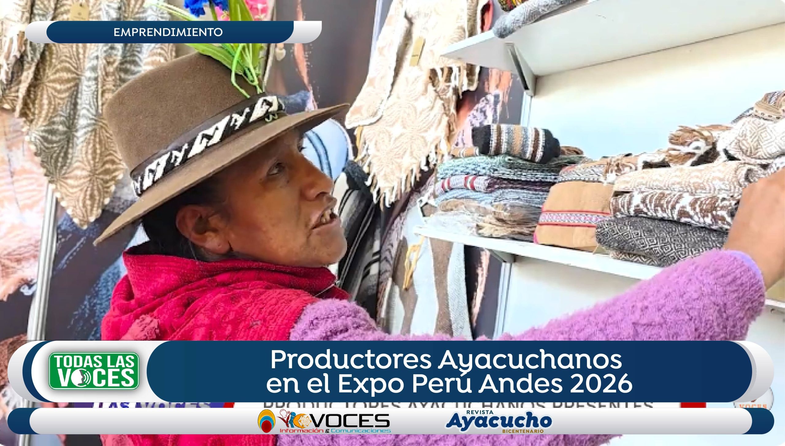 Productores Ayacuchanos en el Expo Perú Andes 2026