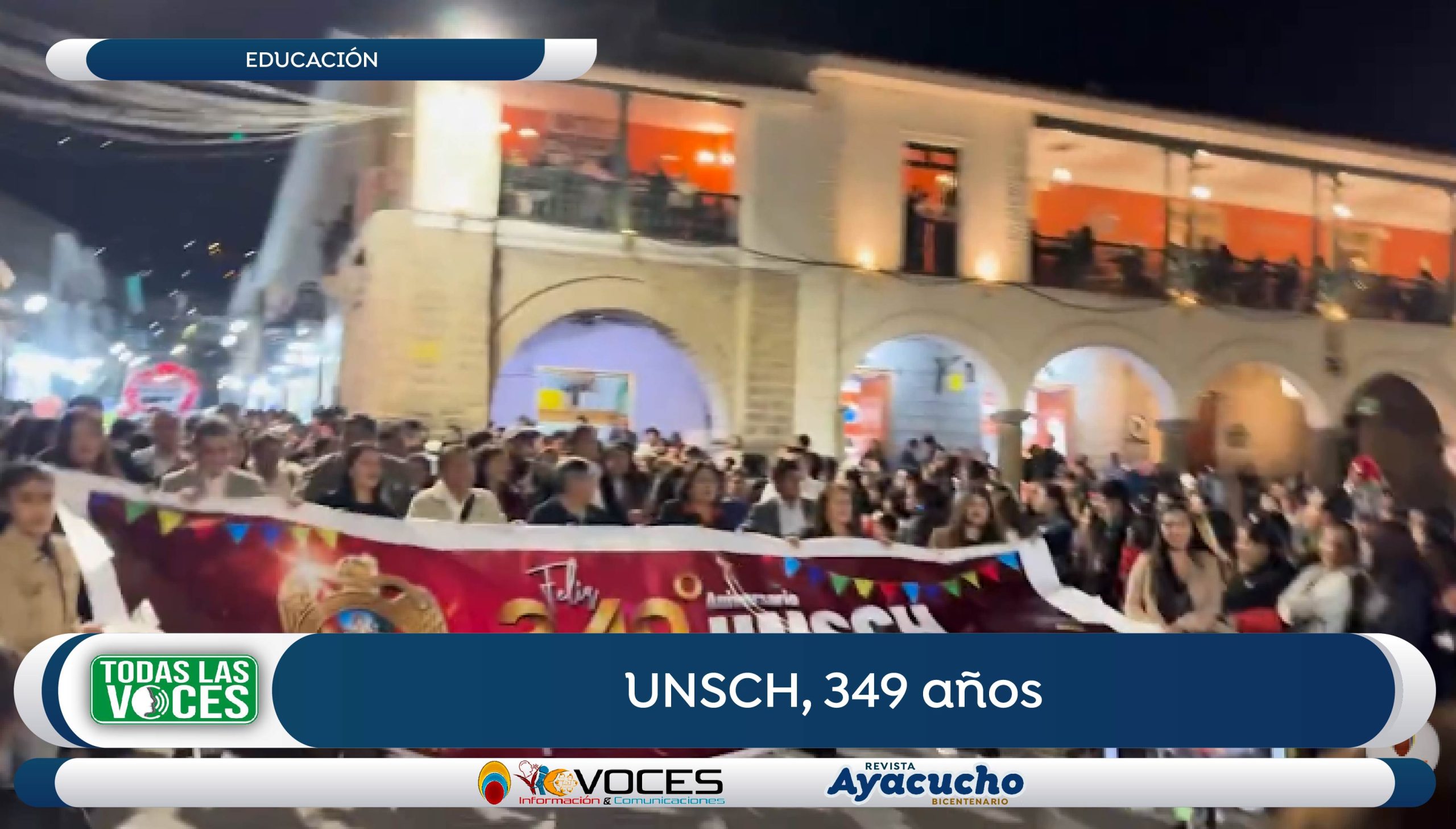 UNSCH, 349 años