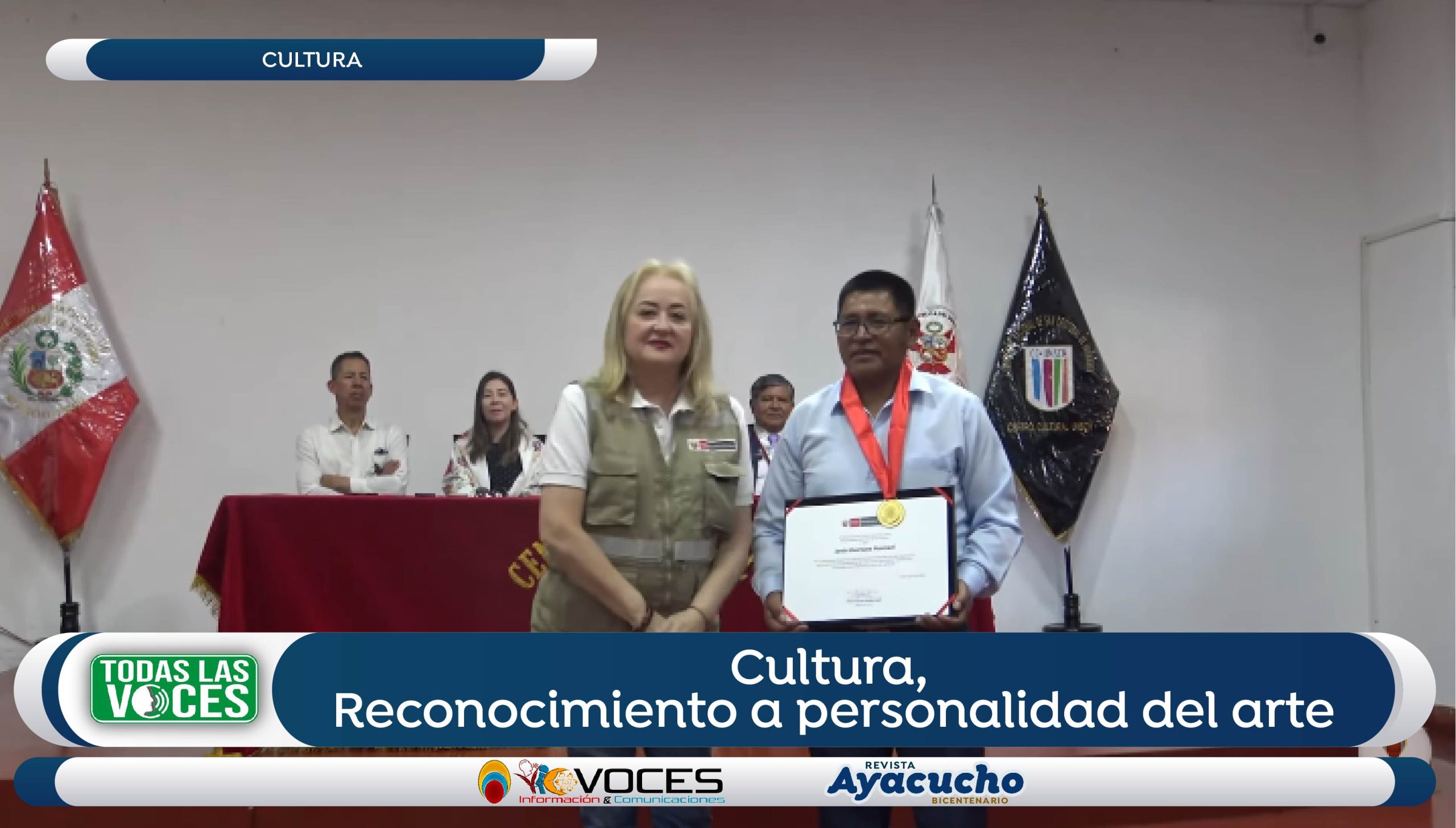 Cultura, reconocimiento a personalidad del arte
