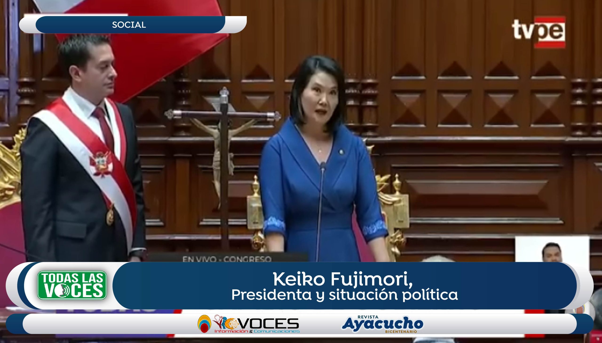 Keiko Fujimori, presidenta y situación política