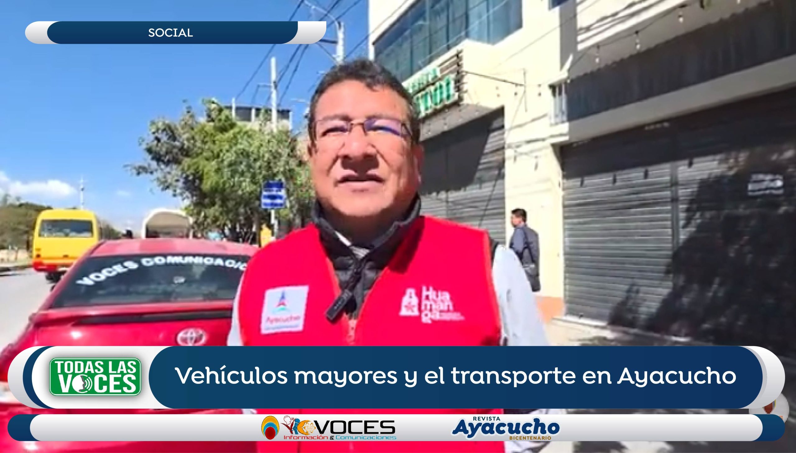 Vehículos mayores y el transporte en Ayacucho