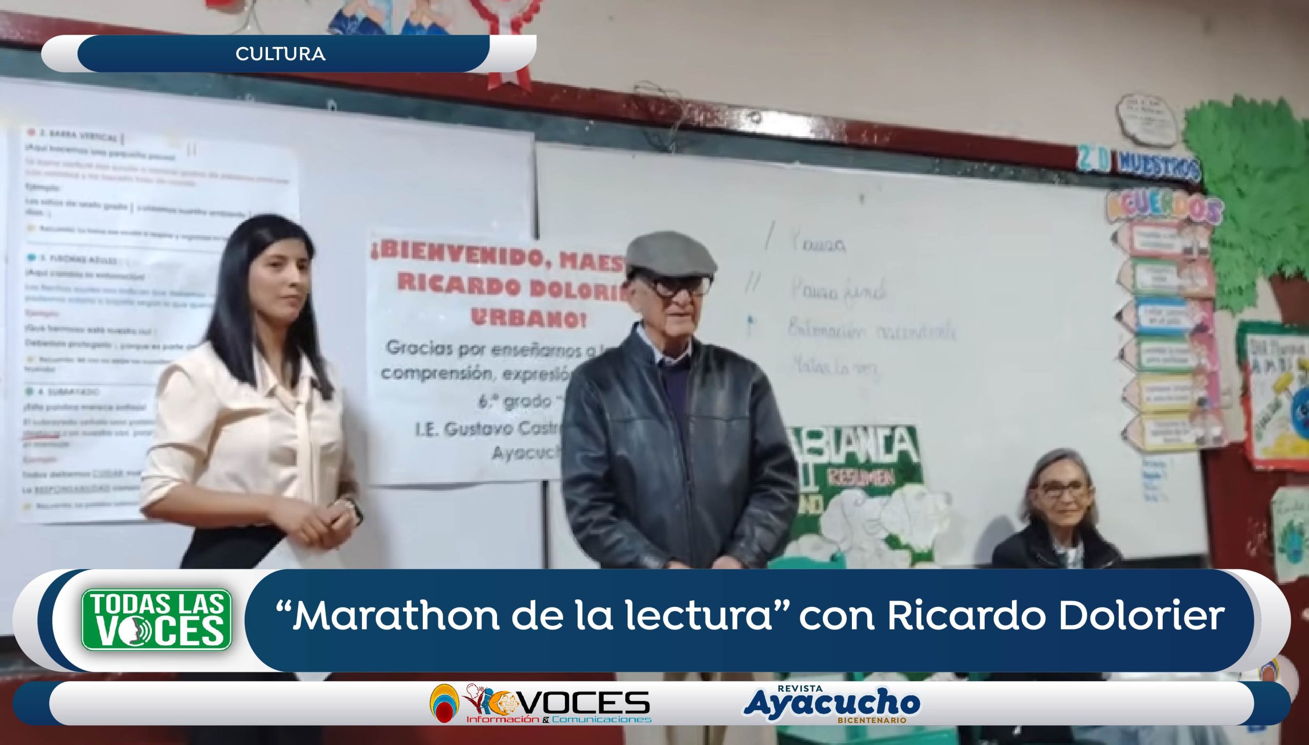 “Marathon de la lectura” con Ricardo Dolorier